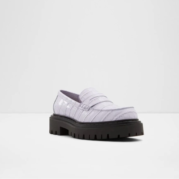 Aldo Shoes - Aldo bigstrut Chunky Sole purple Loafers